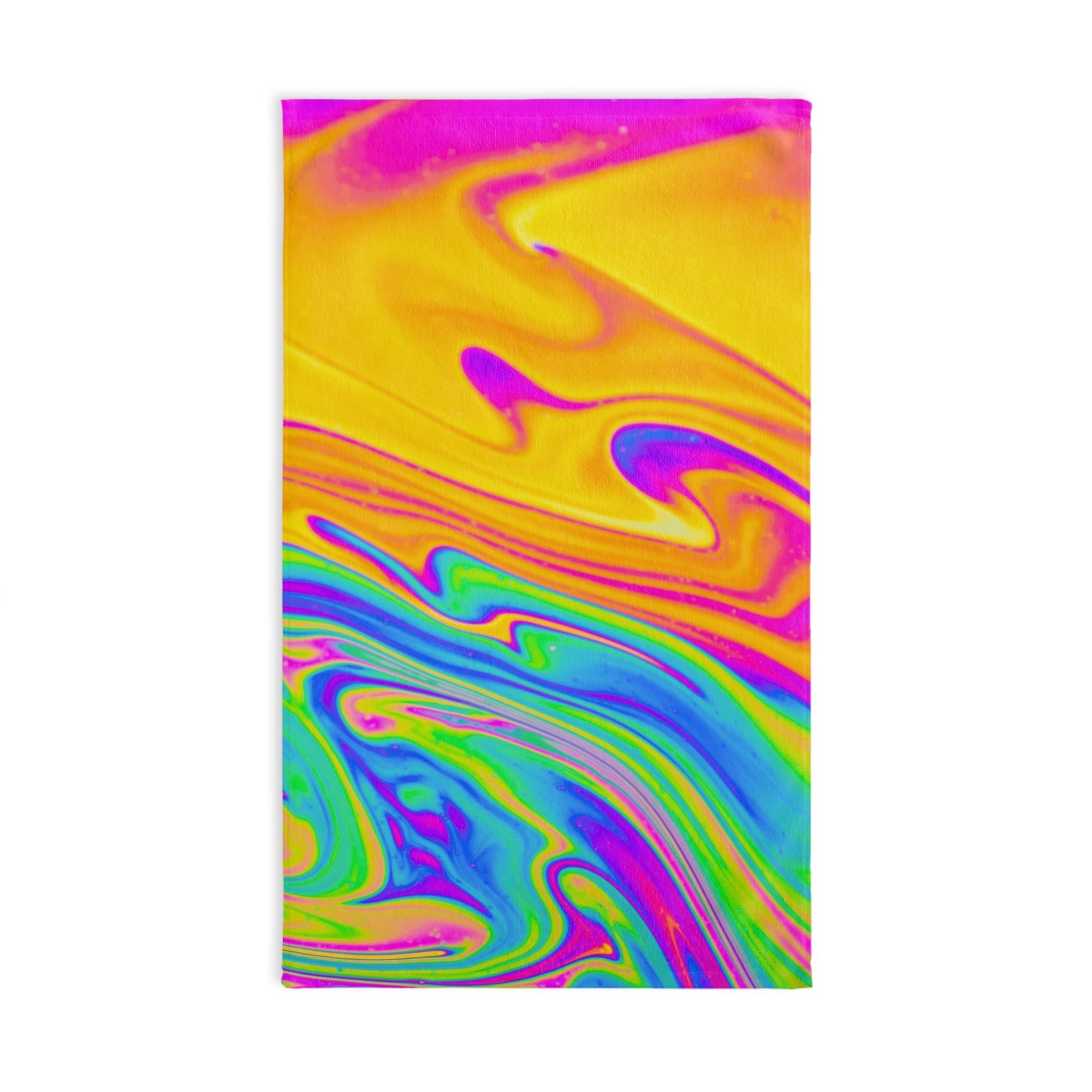 Colorful Tie-Dye Hand Towel, Vibrant Kitchen Decor, Funky Bathroom Accessory, Gift for Housewarming, Fun Beach Towel