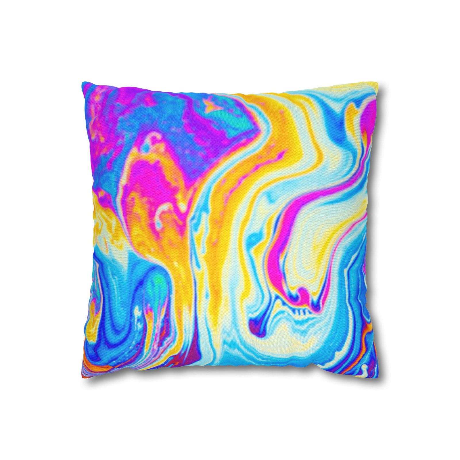 Vibrant Abstract Pillowcase, Bohemian Bedding, Decorative Throw Pillow